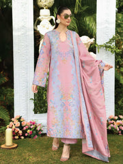 Rang Rasiya Luxury Silk Unstitched Embroidered 3Pc Suit D-02 Malisa