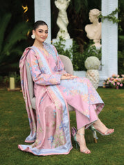 Rang Rasiya Luxury Silk Unstitched Embroidered 3Pc Suit D-02 Malisa
