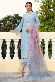Iris by Jazmin Embroidered Eid Lawn Unstitched 3Pc Suit D-08 POWDER BLUE
