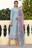 Iris by Jazmin Embroidered Eid Lawn Unstitched 3Pc Suit D-08 POWDER BLUE
