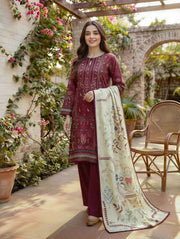 Zync by Florent Exclusive Prints Lawn Unstitched 3Pc Suit FEP-08