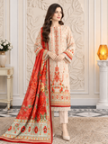 Ittehad X Bin Ameer Khaddar Essential Unstitched Printed 3Pc Suit D-08