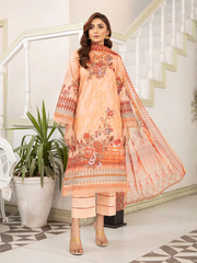 Mishkal by Al-Kareem Fabrics Printed Lawn Unstitched 3Pc Suit D-08