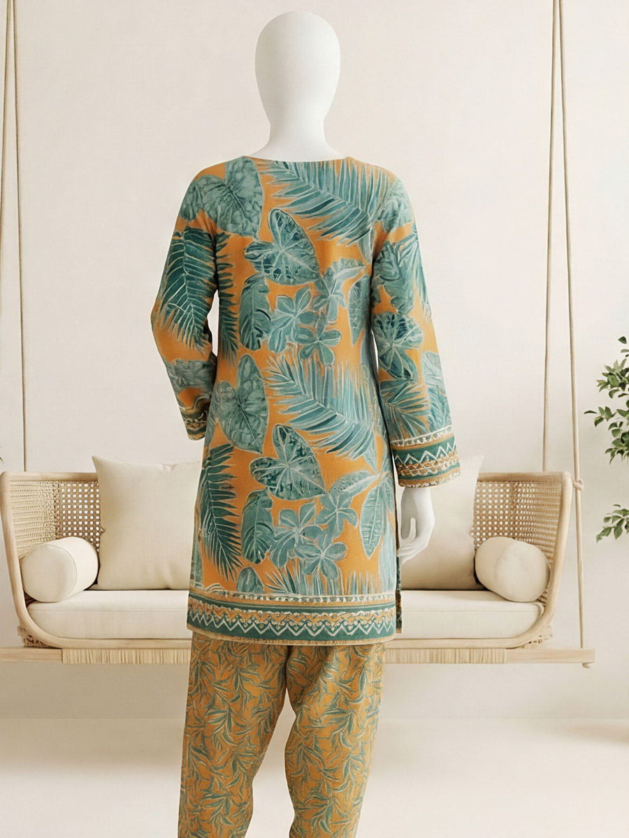 Ittehad Daily Afairs Printed Lawn Unstitched 2Pc Suit D-09