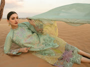 Rang Rasiya Premium Embroidered Lawn Unstitched 3Pc Suit D-08 ELNAZ