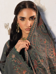 CELTS Mehr Premium Embroidered Karandi Unstitched 3Pc Suit D-08