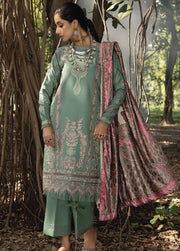 MIRK by Humdum Unstitched Embroidered Wool 3Pc Suit D-08