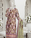 Ittehad Essential Vol-03 Unstitched Printed Lawn 3Pc Suit D-08