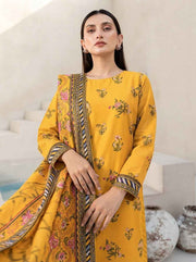 Fiza Noor Digital Printed Marina Unstitched 3Pc Suit D-08