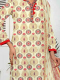 Rashk e Qamar Unstitched Digital Printed Lawn 3Pc Suit REQ-209