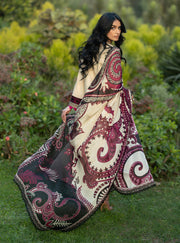 Zainab Chottani Luxe Lawn Unstitched Embroidered 3Pc Suit D-09 Nour