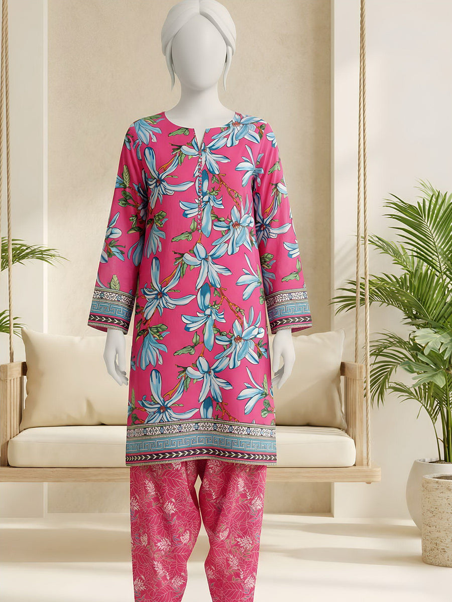 Ittehad Daily Afairs Printed Lawn Unstitched 2Pc Suit D-10