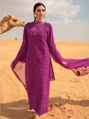 Rang Rasiya Premium Embroidered Lawn Unstitched 3Pc Suit D-09 ZARIAH