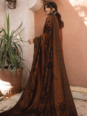 ELAK by Humdum Unstitched Embroidered Khaddar 3Pc Suit EL-09