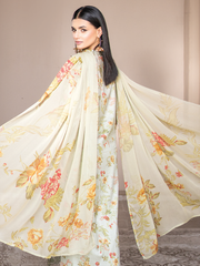 Janvi by Sanam Saeed Embroidered Lawn Unstitched 3Pc Suit D-09