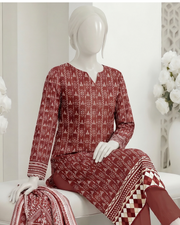 Ittehad Essential Vol-03 Unstitched Printed Lawn 3Pc Suit D-09