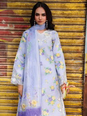 RajBari Nissa Floral Symphony Embroidered Lawn Unstitched 3Pc Suit D-09