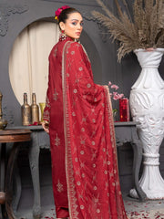Manizay Talash Premium Embroidered Lawn Unstitched 3Pc Suit D-09