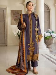 Waresha Kumash Luxury Embroidered Staple Unstitched 3Pc Suit D-09