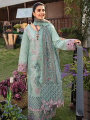 Rang Rasiya Premium Embroidered Lawn Unstitched 3Pc Suit D-09 AMYRA