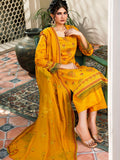 Manizay Saqafat Premium Embroidered Lawn Unstitched 3Pc Suit D-09