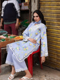 RajBari Nissa Floral Symphony Embroidered Lawn Unstitched 3Pc Suit D-09