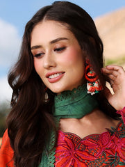 Rang Rasiya Lifestyle Embroidered Lawn Unstitched 3Pc Suit D-09 Olivine
