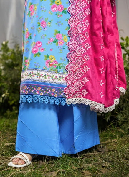Raha by RajBari Summer Print Exclusive Lawn Unstitched 3Pc Suit D-09
