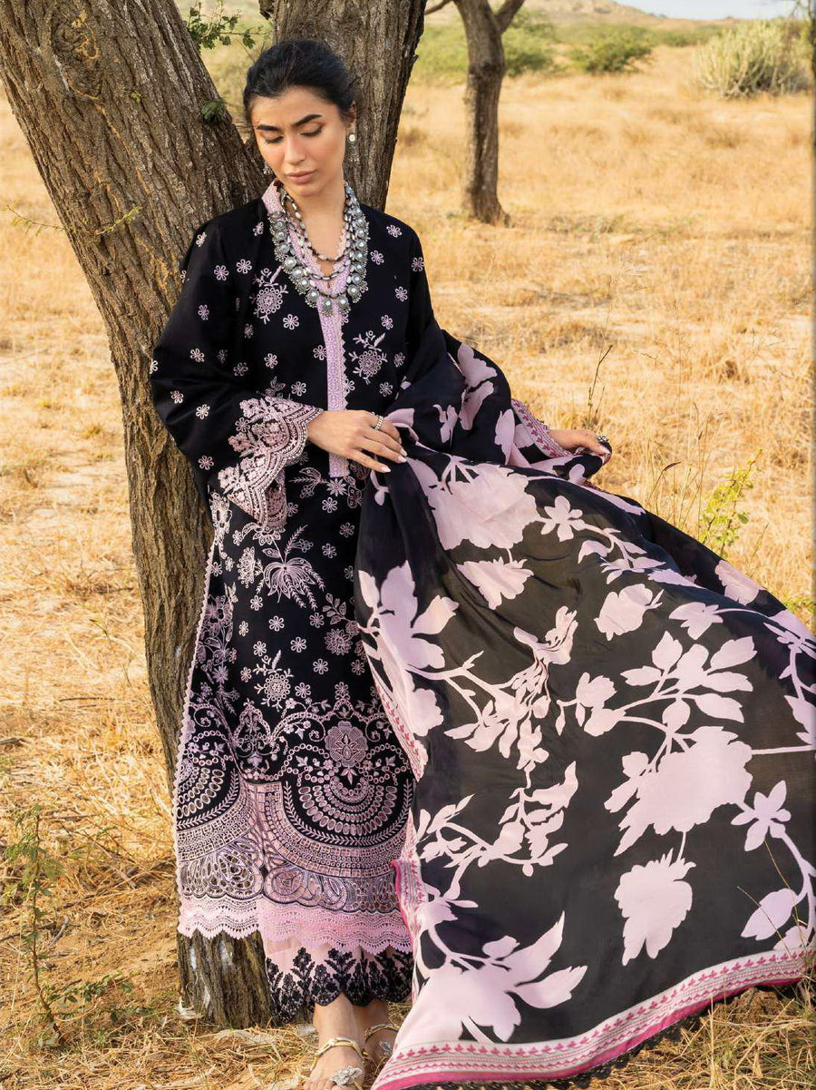 Zainab Chottani Embroidered Lawn Unstitched 3Pc Suit D-09 Lyara