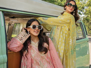 Rang Rasiya Carnation Embroidered Lawn Unstitched 3Pc Suit D-09 Keya
