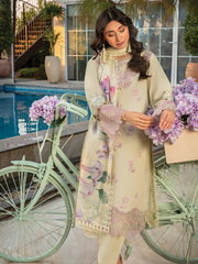 Rang Rasiya Florence Embroidered Lawn Unstitched 3Pc Suit D-09 MANAH