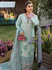 Rang Rasiya Premium Embroidered Lawn Unstitched 3Pc Suit D-09 AMYRA