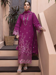 Rang Rasiya Carnation Embroidered Karandi 3Pc Suit D-09 NARIN