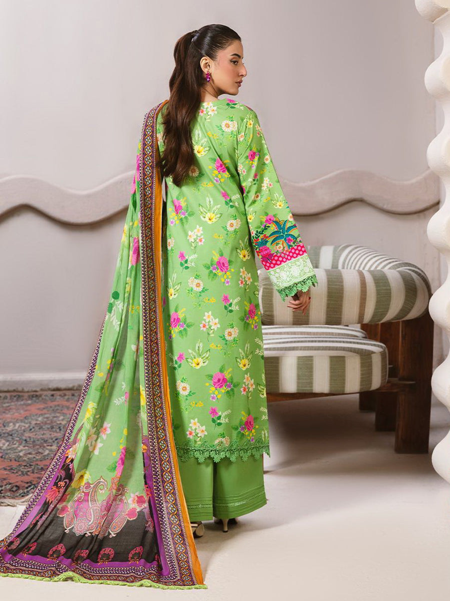 Raha by RajBari Summer Prints Exclusive Lawn Unstitched 3Pc Suit D-09