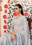 Afrozeh Hayat Unstitched Embroidered Cotton Net Saree D-09 ZAUQ
