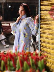 RajBari Nissa Floral Symphony Embroidered Lawn Unstitched 3Pc Suit D-09