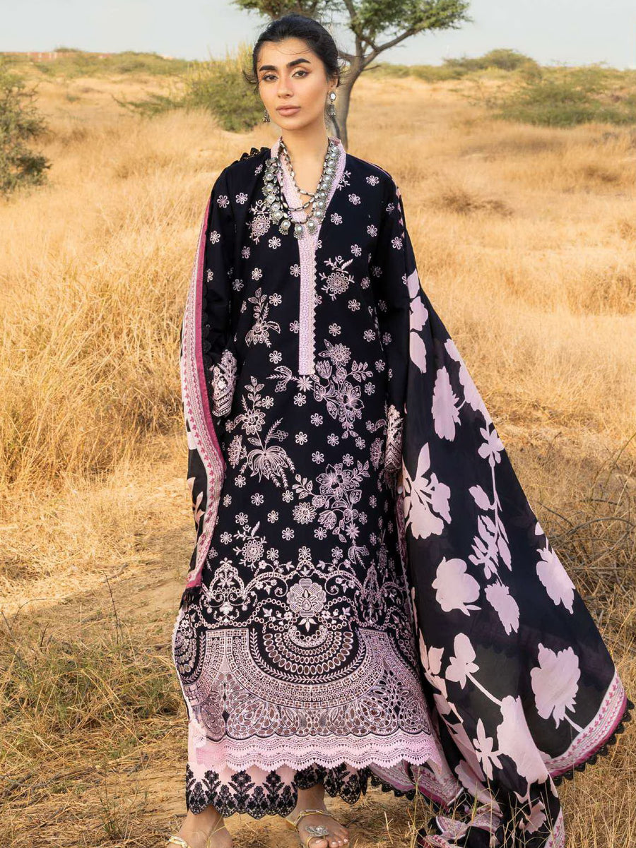 Zainab Chottani Embroidered Lawn Unstitched 3Pc Suit D-09 Lyara