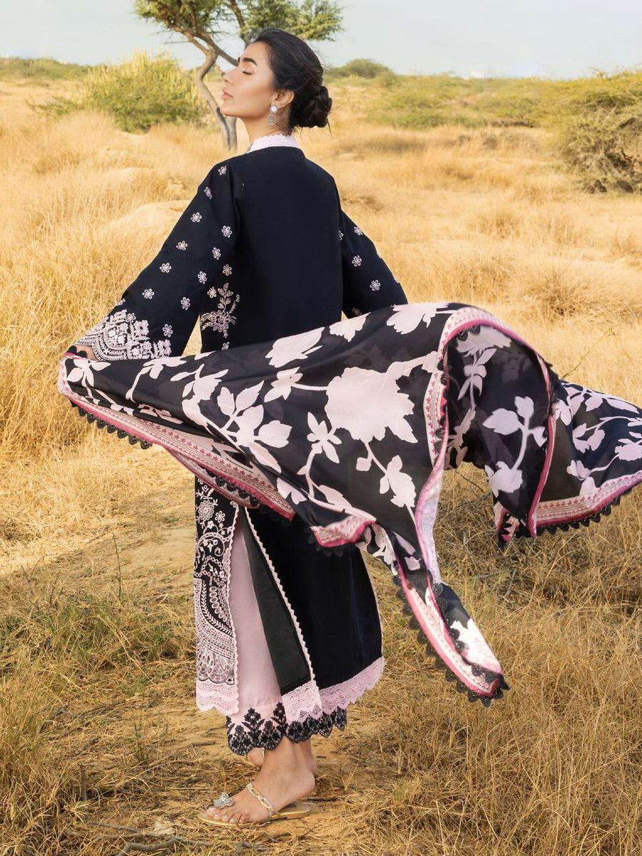 Zainab Chottani Embroidered Lawn Unstitched 3Pc Suit D-09 Lyara