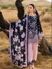 Zainab Chottani Embroidered Lawn Unstitched 3Pc Suit D-09 Lyara