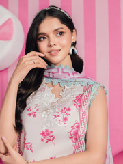 Maria.B M.Basics Embroidered Lawn Unstitched 3Pc Suit MB-CUSV13-09-A