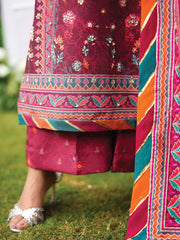 Rang Rasiya Luxury Silk Unstitched Embroidered 3Pc Suit D-01 Ayra