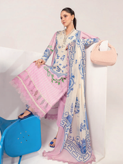 Maria.B M.Basics Embroidered Lawn Unstitched 3Pc Suit MB-CUSV13-09-B