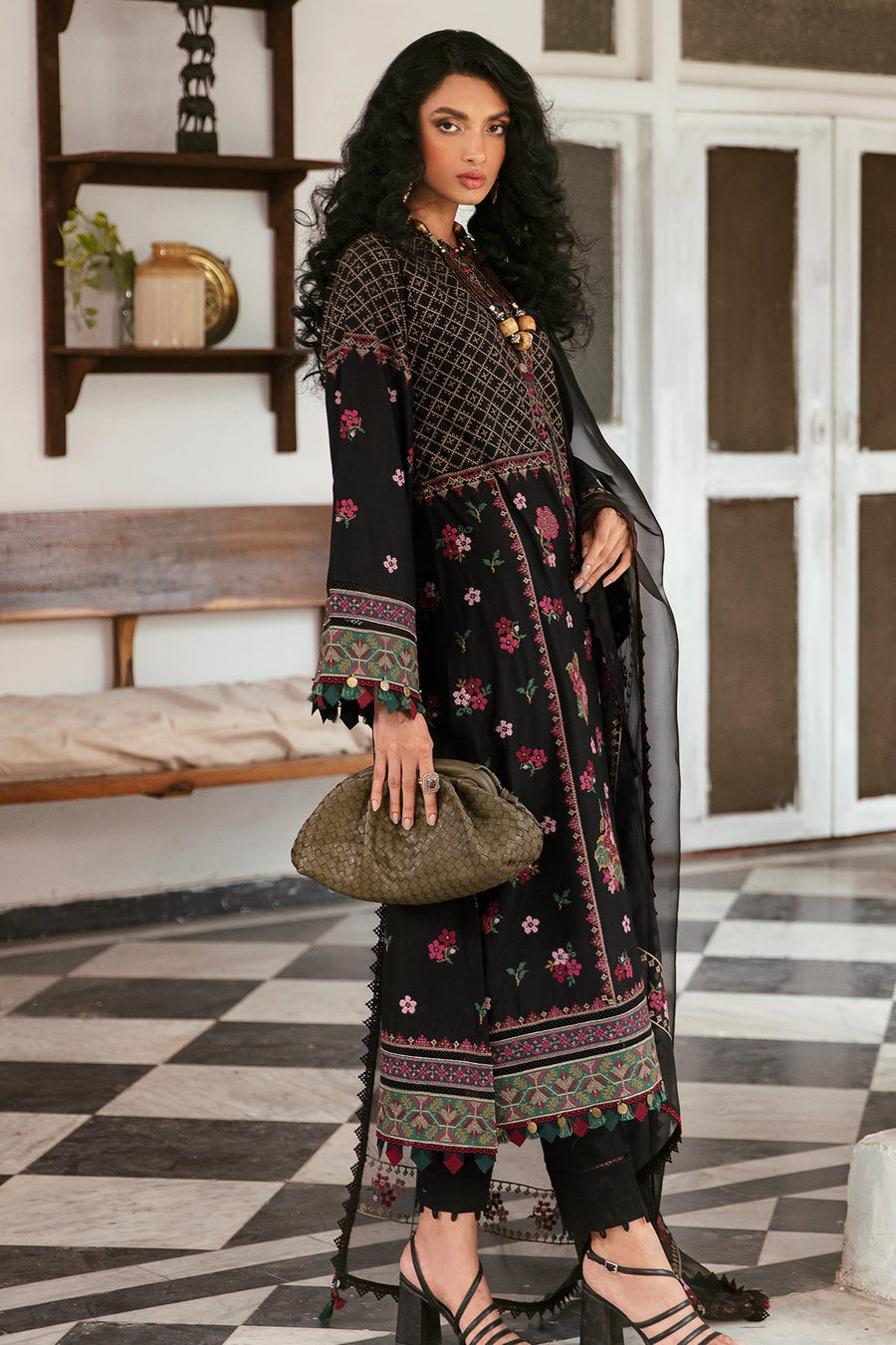 Iris by Jazmin Embroidered Eid Lawn Unstitched 3Pc Suit D-09 FLORIN