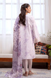 Ilara by Seran Embroidered Cambric Unstitched 3Pc Suit D-09 Lilas