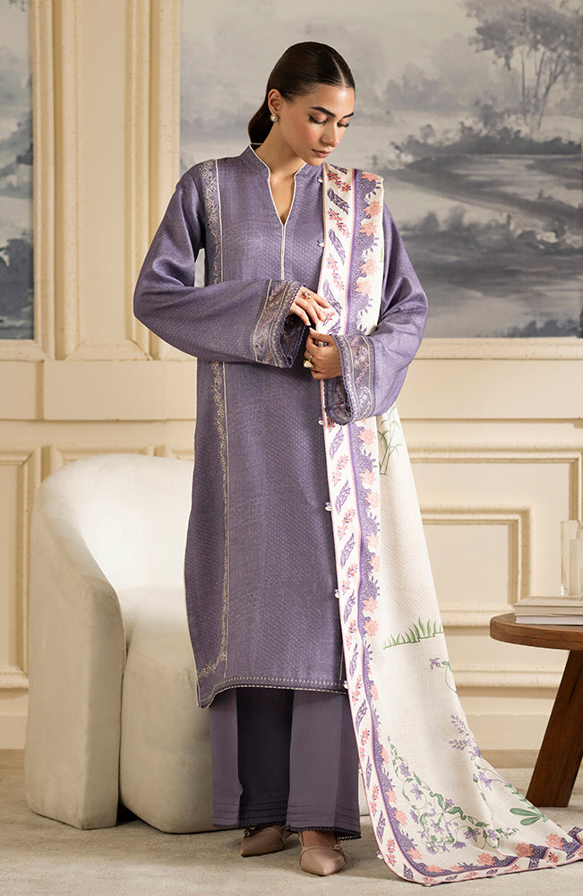 Bellini by Seran Embroidered Viscose Unstitched 3Pc Suit D-09 Rhea