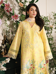 Rang Rasiya Lifestyle Embroidered Lawn Unstitched 3Pc Suit D-09 SUN KISSED