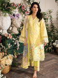 Rang Rasiya Lifestyle Embroidered Lawn Unstitched 3Pc Suit D-09 SUN KISSED