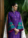 Zainab Chottani Embroidered Herringbone Unstitched 3Pc Suit D-09 Vaniza