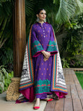 Zainab Chottani Embroidered Herringbone Unstitched 3Pc Suit D-09 Vaniza