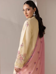 RajBari Premium Embroidered Lawn Unstitched 3Pc Suit D-09